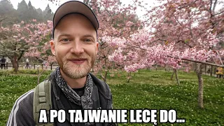 Zdradzam gdzie jadę po Tajwanie, za mną kwitną wiśnie a ja nie mam pomysłu na tytuł vloga xDD