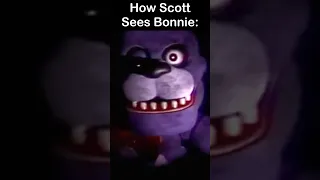 How FNaF Fans See Bonnie vs How Scott Sees Bonnie | FNaF Movie MEME