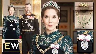 Fans Go Wild Over Stunning Debut of Queen Mary & King Frederik's Official Portraits @etweekly