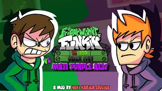 FNF Mod: Edd Green Fury VS Matt Purple ASDF | FULL RELEASE SHOWCASE!