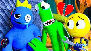 BLUE SAD BACK STORY! Rainbow Friends Animation