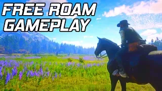 Red Dead Redemption 2 - Combat & Open World Free Roam Gameplay (John Marston)