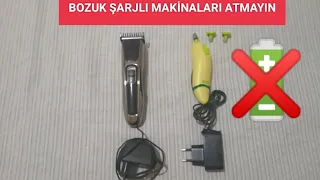 #şarjlı bozulmuş makinaları kabloluya çevirme #kendinyap#