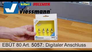 Viessmann H0 Bahnübergang-Sicherung EBÜT 80 (Art. 5057): Digitaler Anschluss (digital connection)