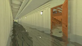 Titanic Grand staircase flooding | Roblox Titanic (1997 Edition)