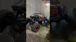 Crawling the new axial UTB18 Capra on the indoor crawler course! #shorts #rc #rccrawler #rccars