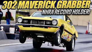 8,000 RPM 302 Maverick Grabber | Super Stock National Record Holder