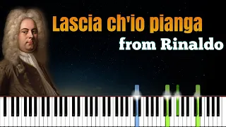 Lascia ch'io pianga - G. F. Handel | Piano Tutorial | Synthesia | How to play