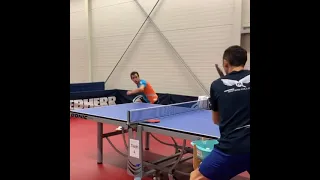 Hugo Calderano Treino De Tênis De Mesa #hugocalderamo #tennisdemesa #tabletennis #brasil