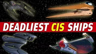5 Deadliest Seperatist (CIS) Star Fighters | Star Wars: Top 5