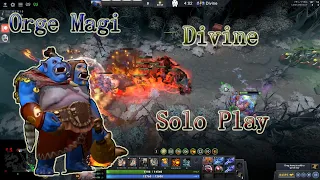 Roshan Defence : 【Orge Magi（imba）Solo Play】《Divine》