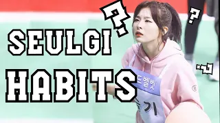 RED VELVET SEULGI HABITS 레드벨벳 슬기