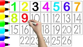 123 for Kids | Let's Learn How to Read and Write Numbers 1 to 26 for Children | Counting Numbers 123