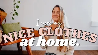 I wore my NICE clothes for a week and amazing stuff happened 🤯| minimalist wardrobe