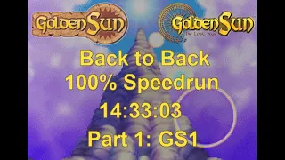 Golden Sun + Golden Sun: The Lost Age "100%" No S&Q Speedrun in 14:33:03 (Part 1: Golden Sun)