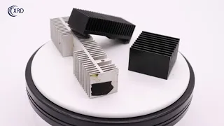 Dongguan Custom LED Anodized Aluminum Extrusion Heat sink with cnc machining