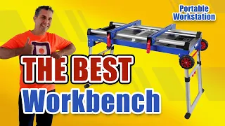 The best PORTABLE WORKBENCH - WORKPRO 5 in 1 Portable Workstation - Miter Saw Workstation