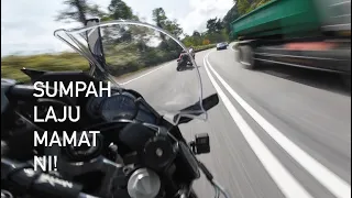 Pov : Met the fastest guy in KKIC + Near Crash | Yamaha R25 + Ninja 250 New Fi + Yamaha Y15 [4K]