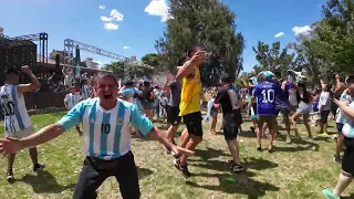 Así se vivió Argentina campeón en el Bar de Messi en Rosario Argentina