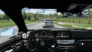 Mercedes-Benz W221 2012 S65 AMG | Euro Truck Simulator 2 | Logitech G29