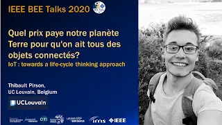 BEE Talks 2020 - Thibault Pirson, UC Louvain, Belgique