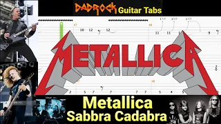 Sabbra Cadabra - Metallica - Guitar + Bass TABS Lesson