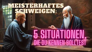 Die Kraft des Schweigens: 5 Situationen, in denen du schweigen solltest (Zen-Weisheit)