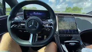 Mercedes-Benz EQS versus Tesla model S auto pilot￼