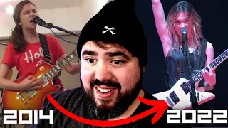 The Warning! 'Enter Sandman' from 2014-2022 | Musician Reacts