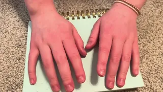 asmr finger pad tapping // coral asmr