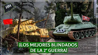 ¿Qué LETALES TANQUES usaban los N4ZlS y soviéticos en la 2° Guerra?