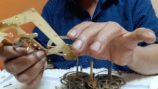 Assembling of Seikosha 8 days winding clock