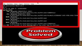 Fixed Error Virtualbox UEFI Interactive Shell v2.2 startup MacOS, Linux, Windows