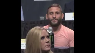 VINTAGE! Conor McGregor trash talking Chad Mendez at UFC Go Big Press Conference