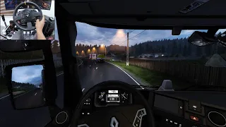 An early morning drive - Euro Truck Simulator 2 | Thrustmaster TX