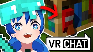 This minecraft bookshelf is sus 【VRChat funny Highlights】 #69