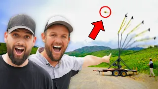 We Built A GIANT TREBUCHET