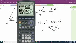 Law of Sines,  One Solution, Two Solutions vs No Solution