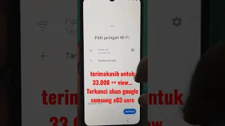 Bypass Akun Google atau FRP Samsung A03 Core