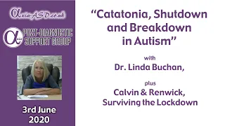 Catatonia, Shutdown and Breakdown in Autism - presentation by Dr Linda Buchan for PDSG June 2020