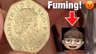 Lady M Kicks Off! She is Raging at Bungle! | 50p Coin Hunting!