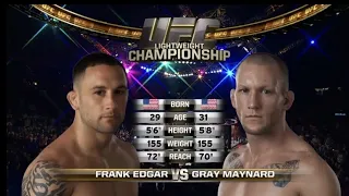 Frankie Edgar vs. Gray Maynard - 2 (Fight of the Year)