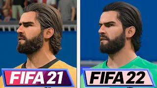 FIFA 21 VS FIFA 22 | Nextgen Graphics Comparison