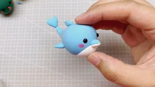 Clay Tutorial Cute Little Dolphin, Easy to Learn!