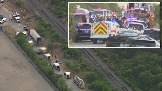 LIVE: A horrific tragedy unfolding in San Antonio as 46 people were found dead in a tractor-trailer