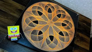 String Art DIY Table ikea how to create tutorial mk