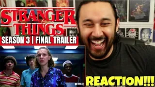 STRANGER THINGS | Season 3 | FINAL TRAILER - REACTION!!!