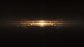 Intro video golden particle text reveal - No Copyright video