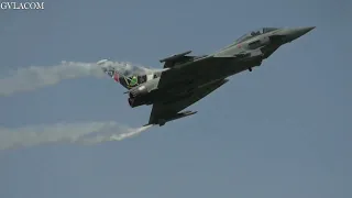 Italian Air Force Eurofigther Typhoon Demo at RIAT 2023