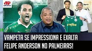 "O Felipe Anderson É MUITO CRAQUE, cara! JOGA DEMAIS e tem CONDIÇÃO de..." Vampeta EXALTA Palmeiras!